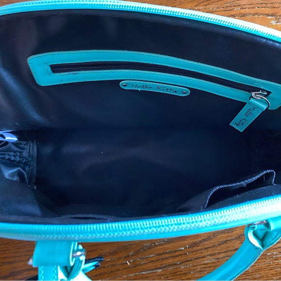 LoungeFly Hello Kitty Zip Up Bag in Mint - Picture 6 of 13
